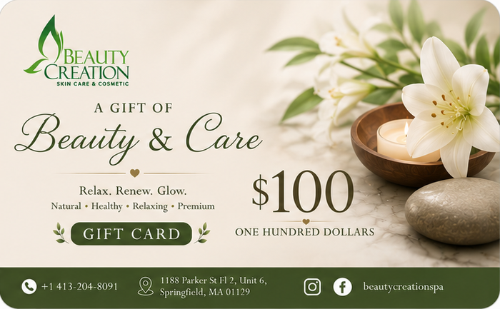 Beauty Creation Spa Gift Certificate