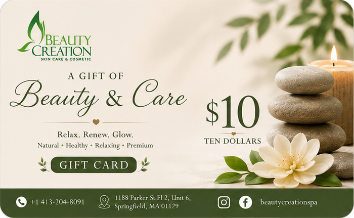 Beauty Creation Spa Gift Certificate