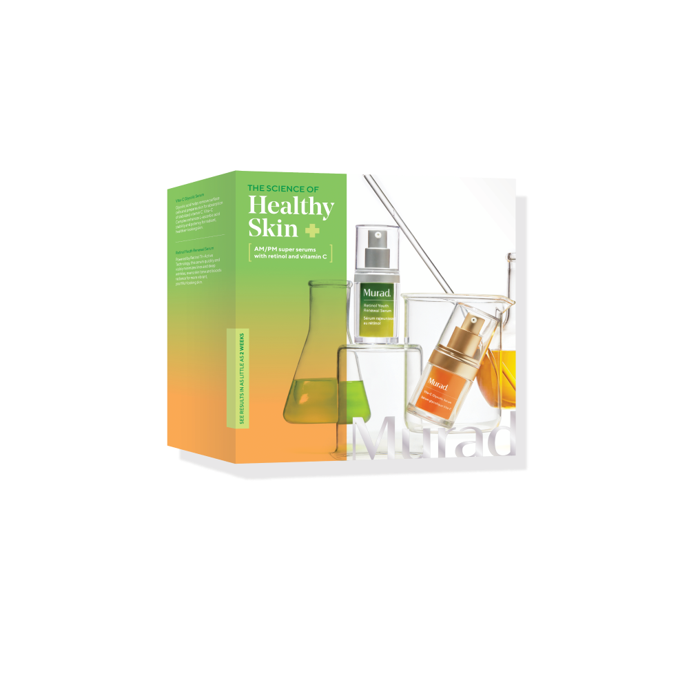 [Murad] The Science of Healthy Skin: AM/PM Super Serums With Retinol and Vitamin C 2-piece set