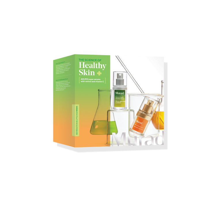 [Murad] The Science of Healthy Skin: AM/PM Super Serums With Retinol and Vitamin C 2-piece set
